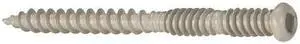 ZORO SELECT P61649-PR Wood Screw, #10, 2-1/2 in, Advanced Corrosion Resistance