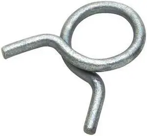 ZORO SELECT HC-10ST G Hose Clamp,Dia 0.625x0.107,Grn,PK100