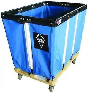 TOUGH GUY 33W308 Basket Truck,10 Bu. Cap.,Blue,36 In. L