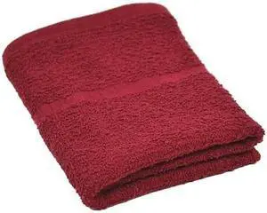 R & R TEXTILE 71626 Hand Towel,16x27 In,Burgundy,PK12