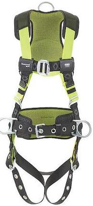 HONEYWELL MILLER H5CC311123 H500 Fall Protection Harness, 2XL, 420 lb, Mating