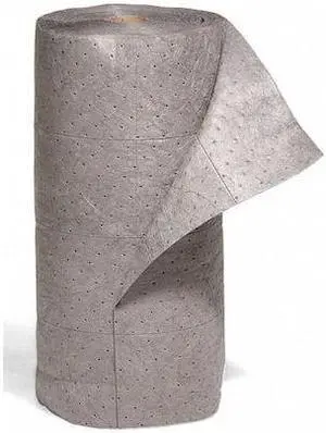 SPILLTECH GR-H Sorbent Roll, 44 gal, 30 in x 150 ft, Universal, Gray,