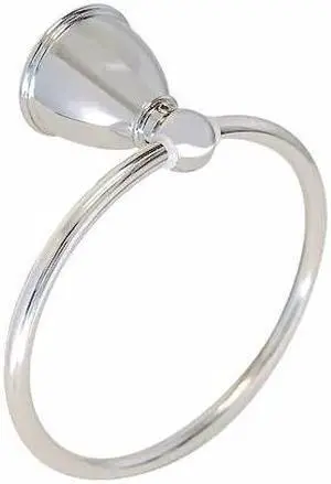 ZORO SELECT 16254 Towel Ring,Chrome,5" H