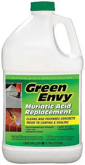 GREEN ENVY 610G1 Liquid 1 gal. Muriatic Acid, Jug