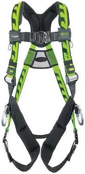 HONEYWELL MILLER ACA-QC2/3XLGN Full Body Harness, Vest Style, 2XL/3XL,