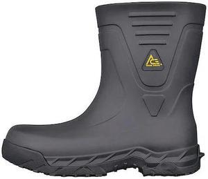 ACE 885999105185 Rubber Boot,Men's,13,Mid-Calf,Black,PR