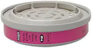 MSA SAFETY 815369 Filter, Advantage, Low-Profile P100 Filters, Magenta,