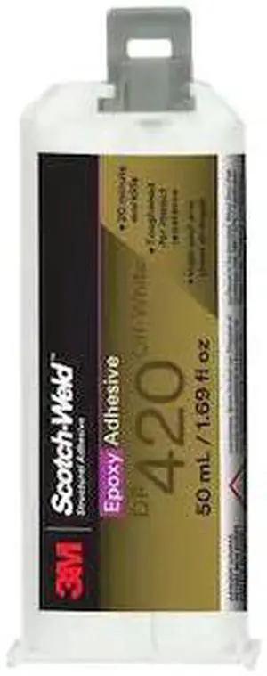 3M DP420 Epoxy Adhesive, DP420 Series, Off-White, Dual-Cartridge, 2:01 Mix