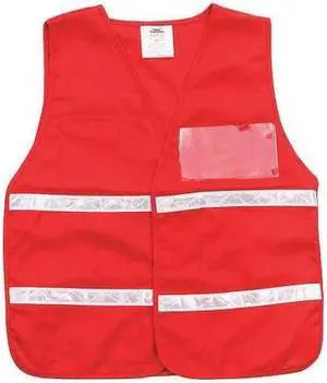 CONDOR 8ZH81 Safety Vest,Red,Universal