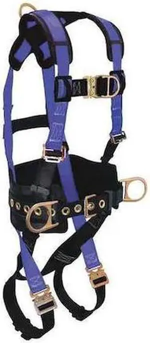 CONDOR G7035QCFDM Premium Climbing Full Body Harness, M, 425 lb., Quick-Connect