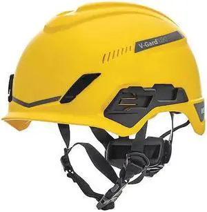MSA SAFETY 10194787 V-Gard H1 Safety Helmet, Trivent, Fas-Trac III Pivot, ANSI,