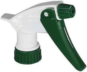 ZORO SELECT 110564 9-1/4"Green/White, Plastic Trigger Sprayer, PK6