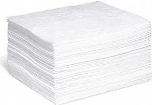 SPILLTECH WP-M Absorbent Pad, 15 in W x 18 in L, Absorbs 20 gal. per Pkg, Oil,