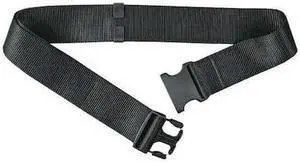 GEAR KEEPER 1-0159-01 Belt, Web Belt, Black, Nylon GEAR KEEPER 1-0159-01 Belt, Web Belt, Black, Nylon