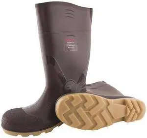 TINGLEY 51254 Men's Profile Rubber Boot, Composite Toe, 15" Height, Brown, 6