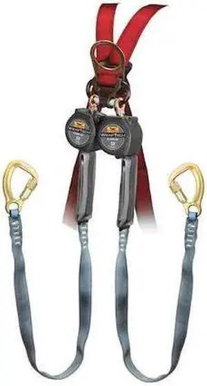 CONDOR G74709TB8 Workman(R) Self-Retracting Lifeline, 9 ft. Length, Carabiner,