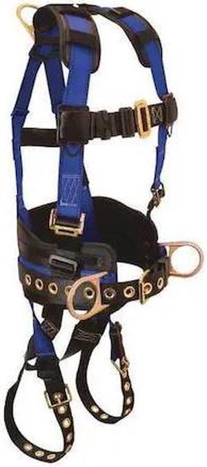 CONDOR 45J269 Full Body Harness, Vest, 425 lb. Weight Capacity, Positioning,