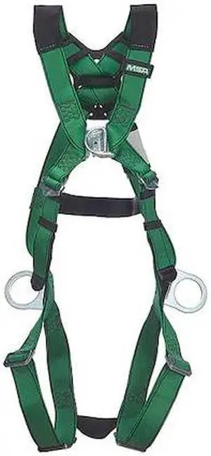 MSA SAFETY 10206083 V-FORM(TM) Safety Harness Fall Protection Harness, XL, 400