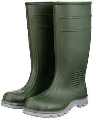 TALON TRAX 15D832 Size 10 Men's Steel Rubber Boot, Green