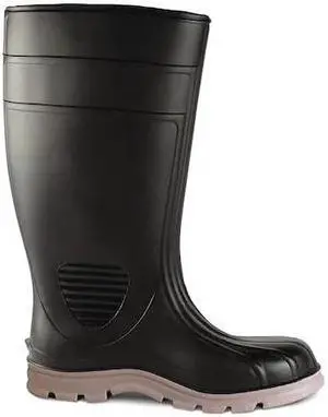 TALON TRAX 21DL01 Knee Boots,Size 11,15" H,Black,Plain,PR