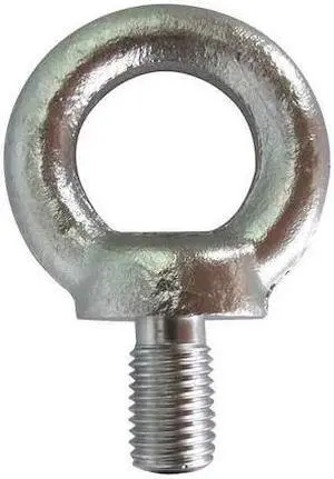 ZORO SELECT M16010.240.0001 Eye Bolt With Shoulder, M24, 36 mm Shank, 50 mm ID,