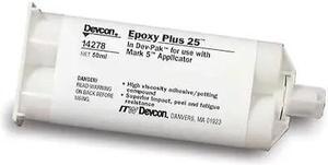 DEVCON 14278 Epoxy Adhesive, 14278 Series, Gray, Tube, 1:01 Mix Ratio, 30 hr