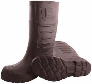 TINGLEY 21144 Airgo Boots, Size  11, 15" Height, Brown, Plain, PR