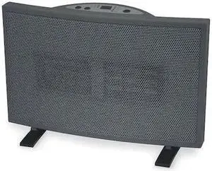 DAYTON 1VNY2 Portable Electric Heater, 1500W/750W, 120V AC, 1 Phase