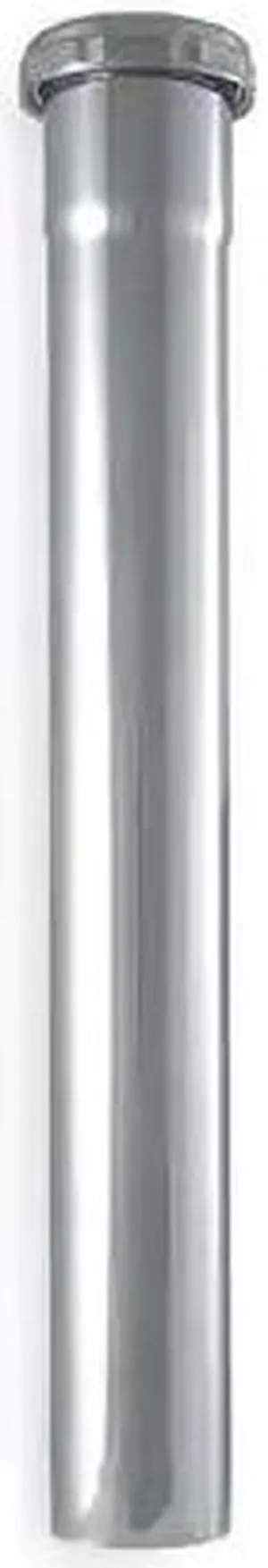 ZORO SELECT 1PNP6 1-1/2 Dia, Brass, Chrome/Brass, Kitchen, Extension
