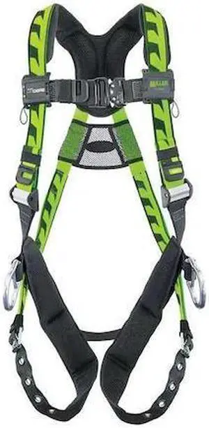 HONEYWELL MILLER ACA-TB-D/UGN AirCore(TM) Full Body Harness, L/XL, 400 lb.,