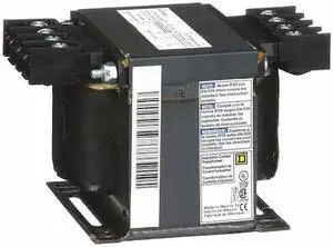 SQUARE D 9070T250D1 Control Transformer, 250 VA, Not Rated, 120V AC, 240/480V AC