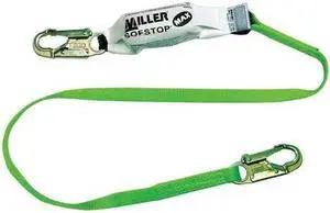 HONEYWELL MILLER 940WLS-Z7/6FTGN Miller Shock Absorbing Lanyard, 6 ft. Length,