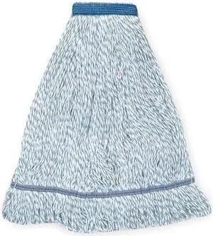 TOUGH GUY 1TYY7 1-1/4 in Strip Finish Mop, 22 oz Dry Wt, Slide On Connection,