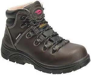 AVENGER SAFETY FOOTWEAR A7130 Women's 6-Inch Work Boot, 9 1/2, Composite Toe, 6