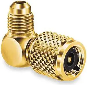 JB INDUSTRIES QC-E5 Quick Coupler,1/4 In Mx5/16 In F,90 Deg