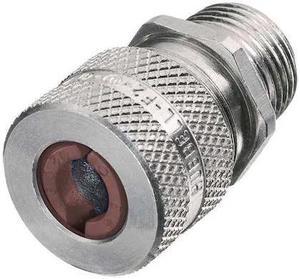 Cord Connector, NPT, 0.50-0.63 In, Alum