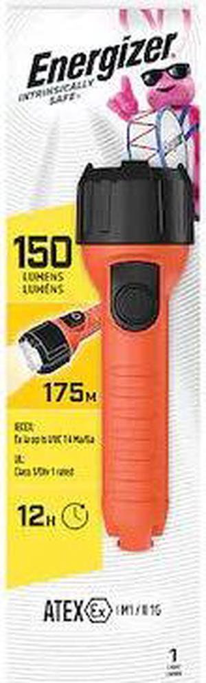 ENERGIZER ENISHH21E Orange LED Handheld Flashlight, Alkaline AA, 40lm