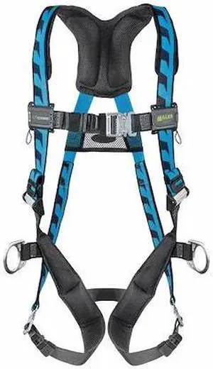 HONEYWELL MILLER AC-QC-D/UBL AirCore(TM) Full Body Harness, L/XL, 400 lb.,
