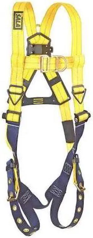 3M DBI-SALA 1107800 Delta(TM) Full Body Harness, L, 420 lb., Mating Chest/