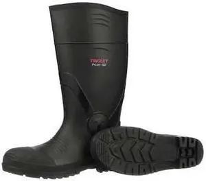 TINGLEY 31261 Men's Pilot G2 Tall Rubber Boots, Composite Toe, Black, 7