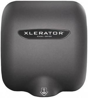 EXCEL DRYER XL-GR-1.1N-110-120V Automatic Hand Dryer, 8 sec Dry, 68 to 76, 110