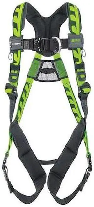 HONEYWELL MILLER AAF-QC23XG Full Body Harness, Vest Style, 2XL/3XL, Polyester,