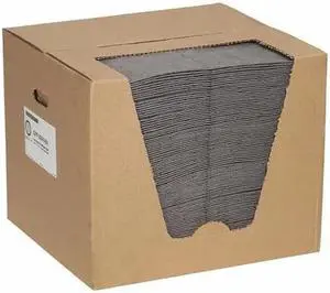 SPILLTECH GPF100H-BX Sorbent Pad, Universal, 26 gal Vol Absorbed per Pkg, 15 in