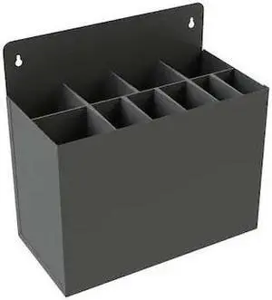 DURHAM MFG 381-95 Keystock Rack,D 6 1/4,W 12 1/4,H 12,Gray