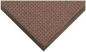 CONDOR 36VK21 Entrance Mat, Polypropylene, 3/8 in Thick, Brown, 2 ft W x 3 ft L