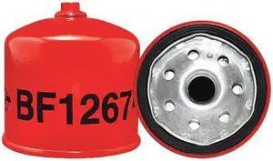 BALDWIN FILTERS BF1267 Fuel Filter,3-1/8 x 3-1/32 x 3-1/8 In