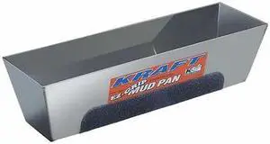 Mud Pan,EZ-Grip,14in.,Stainless Steel KRAFT TOOL DW724
