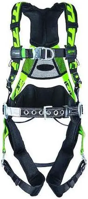 HONEYWELL MILLER ACFW-QCBDPUG AirCore(TM) Wind Energy Full Body Harness, L/XL,