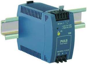 PULS ML30.106 DC Power Supply, 100/240V AC, 36 W, 2.5 A, 2.8 A, DIN Rail