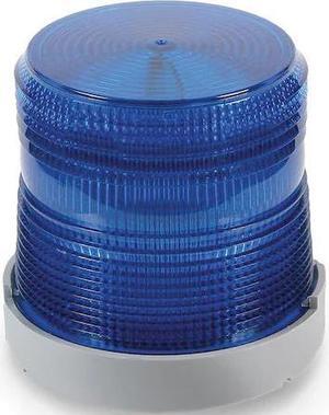 EDWARDS SIGNALING 48XBRMB120A Visual Signal Light,Multi-Status,Blue